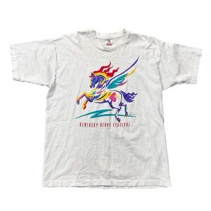 VTG 90’s Fruit of the Loom Kentucky Derby Festival Single Stitch T-shirt Sz XL